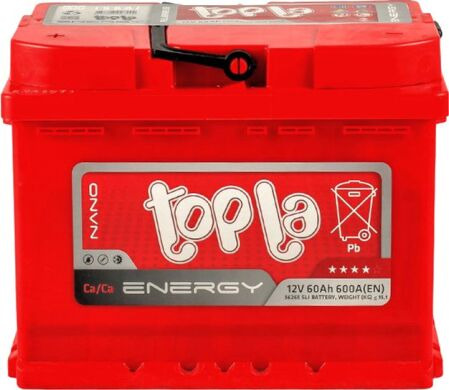 Аккумулятор Topla Energy 60Ah L+ 600A